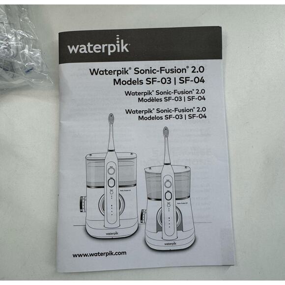 Waterpik Sonic-Fusion 2.0 Toothbrush & Water Flosser Combo Open Box - Picture 8 of 8